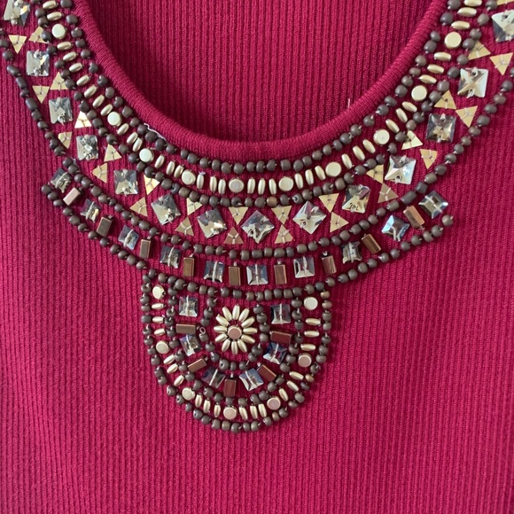 Ruby Rd. Maroon blouse ❤️ - Picture 6 of 7
